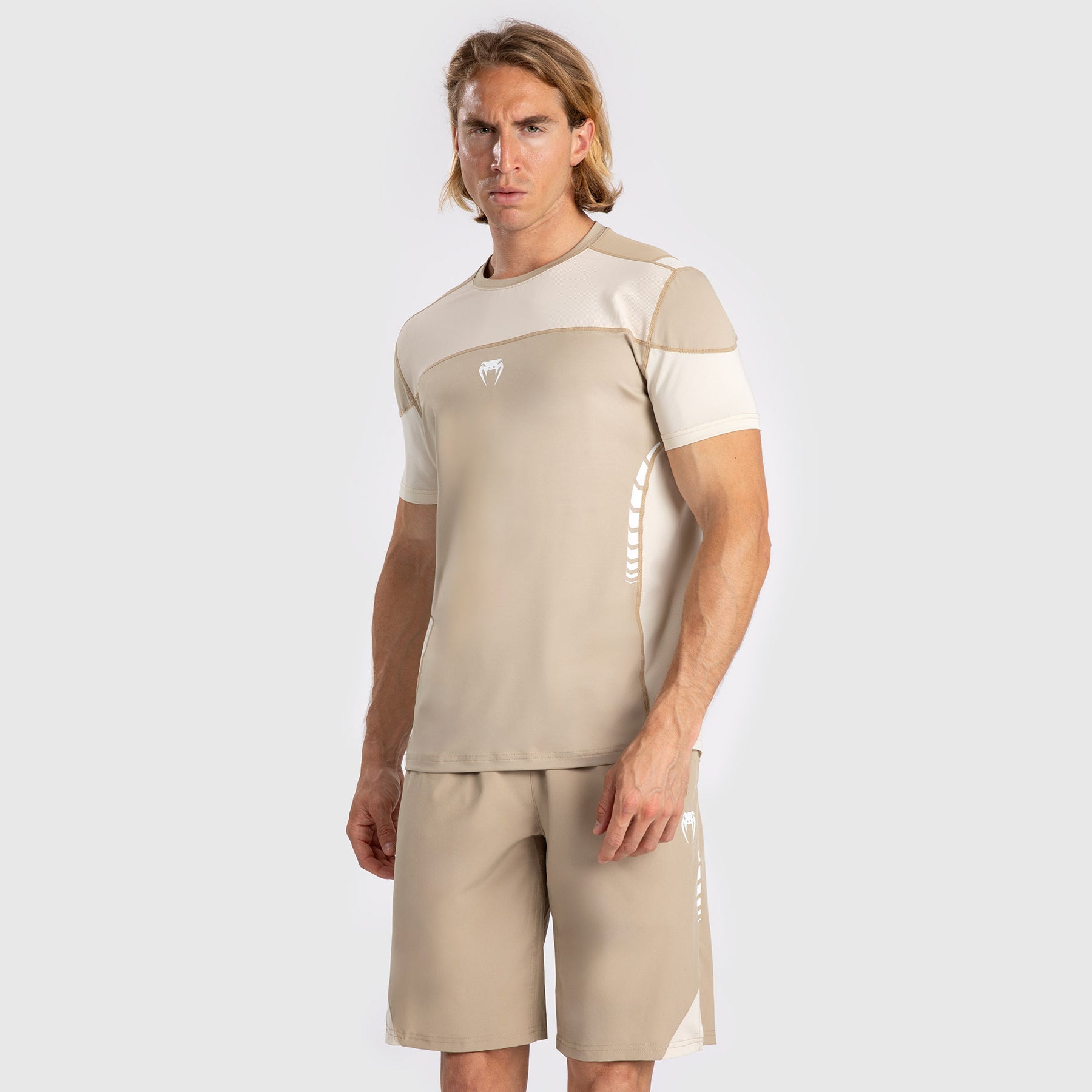 T-shirt Dry-Tech pour Hommes Venum Tempest - Beige/Sable