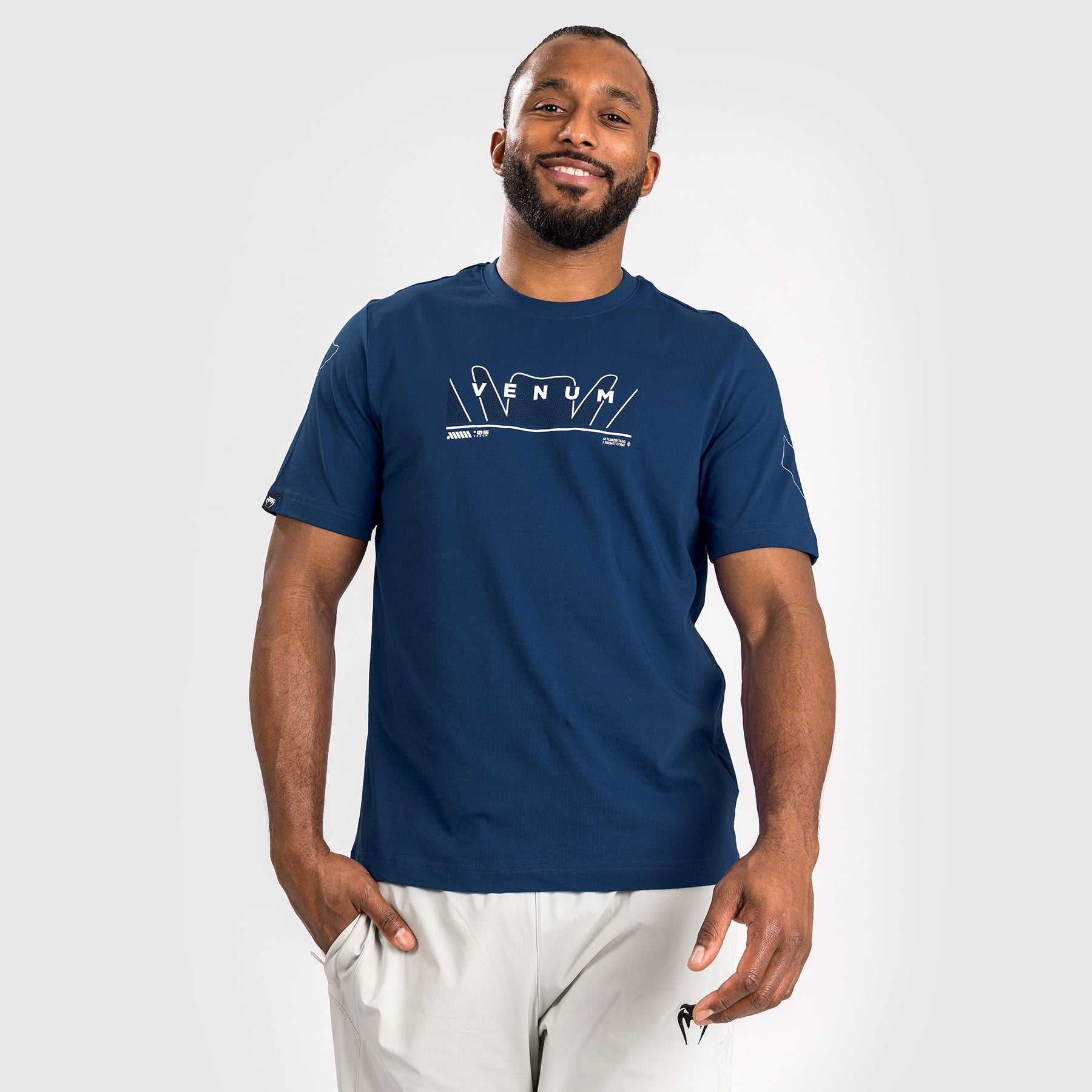 T-Shirt Venum Snake Print - Bleu marine