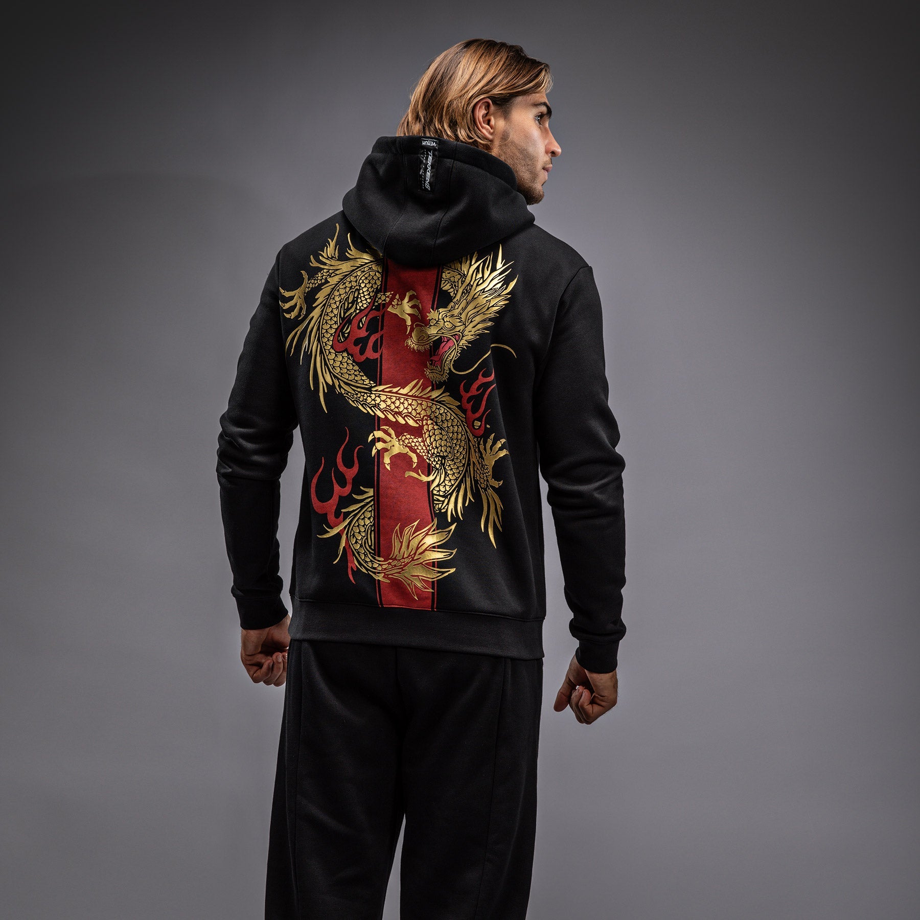 Sweatshirt à capuche Venum x TEKKEN 8 - Marshall Law - Noir/Rouge/Or