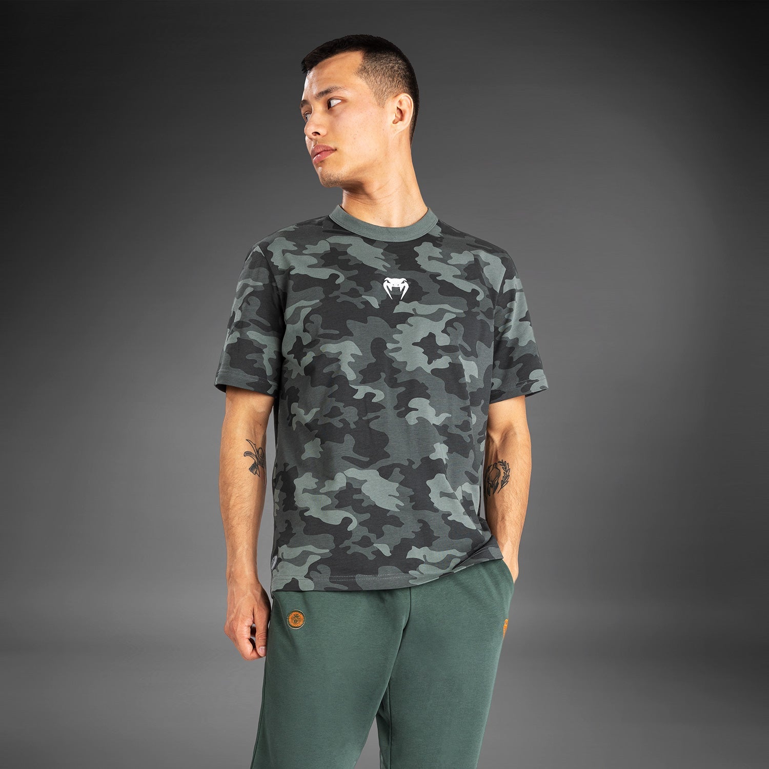T-Shirt Venum Vortex XL - Camouflage Kaki