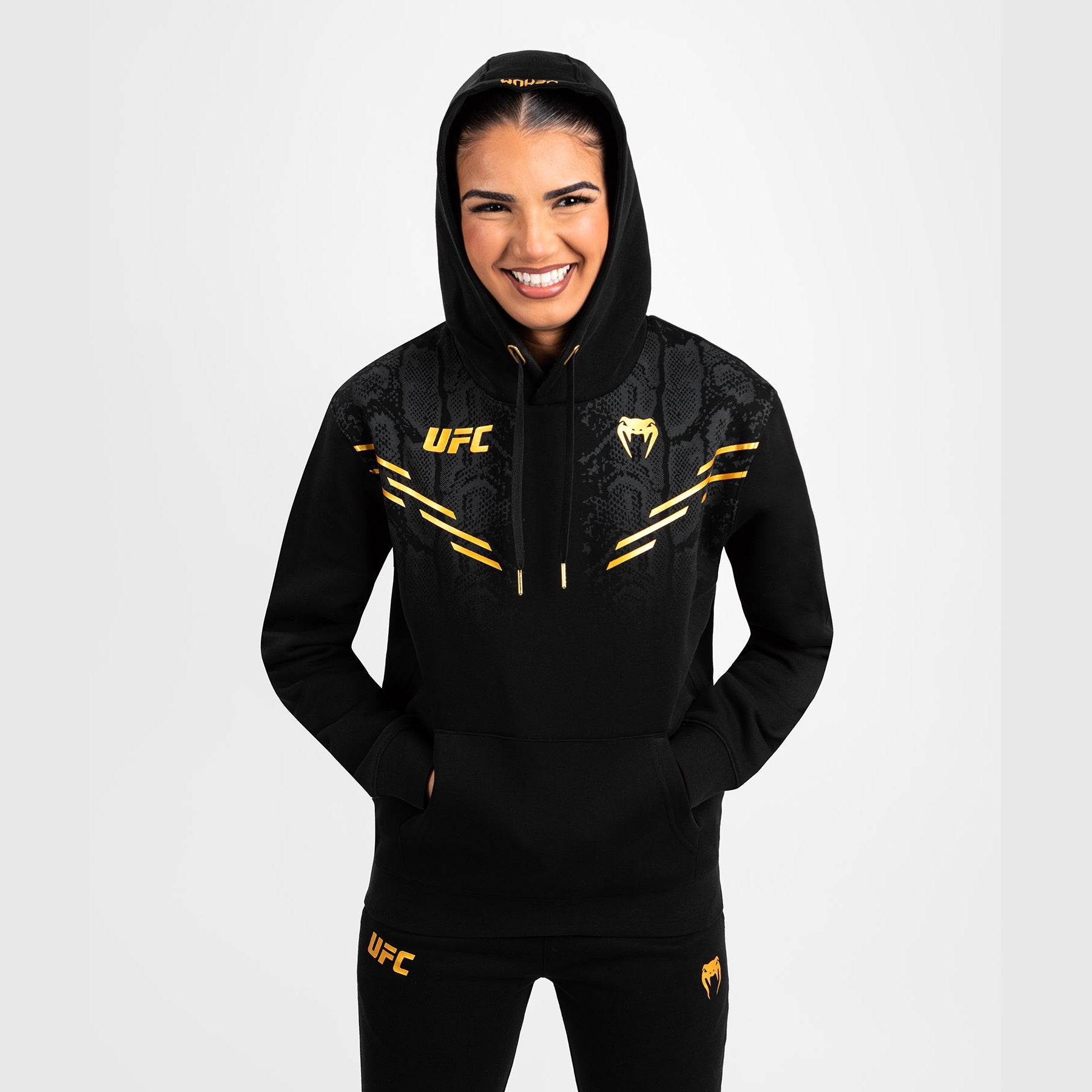 Sweatshirt à Capuche pour Femmes UFC Adrenaline by Venum Replica - Champion