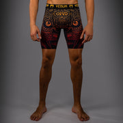 Short de Compression Venum Quetzal Fury - Noir/Rouge Fury/Mandarine