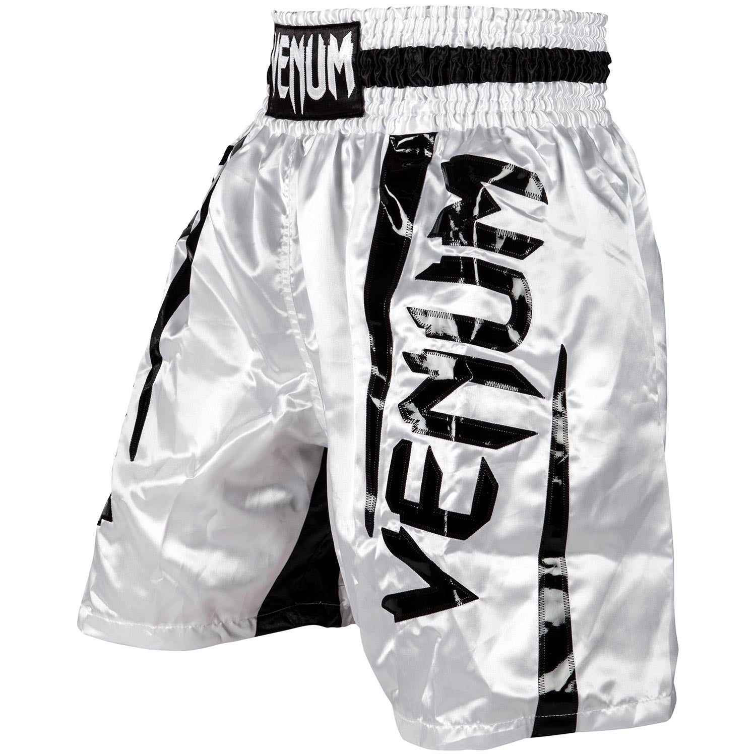 Short de Boxe Venum Elite - Blanc/Noir