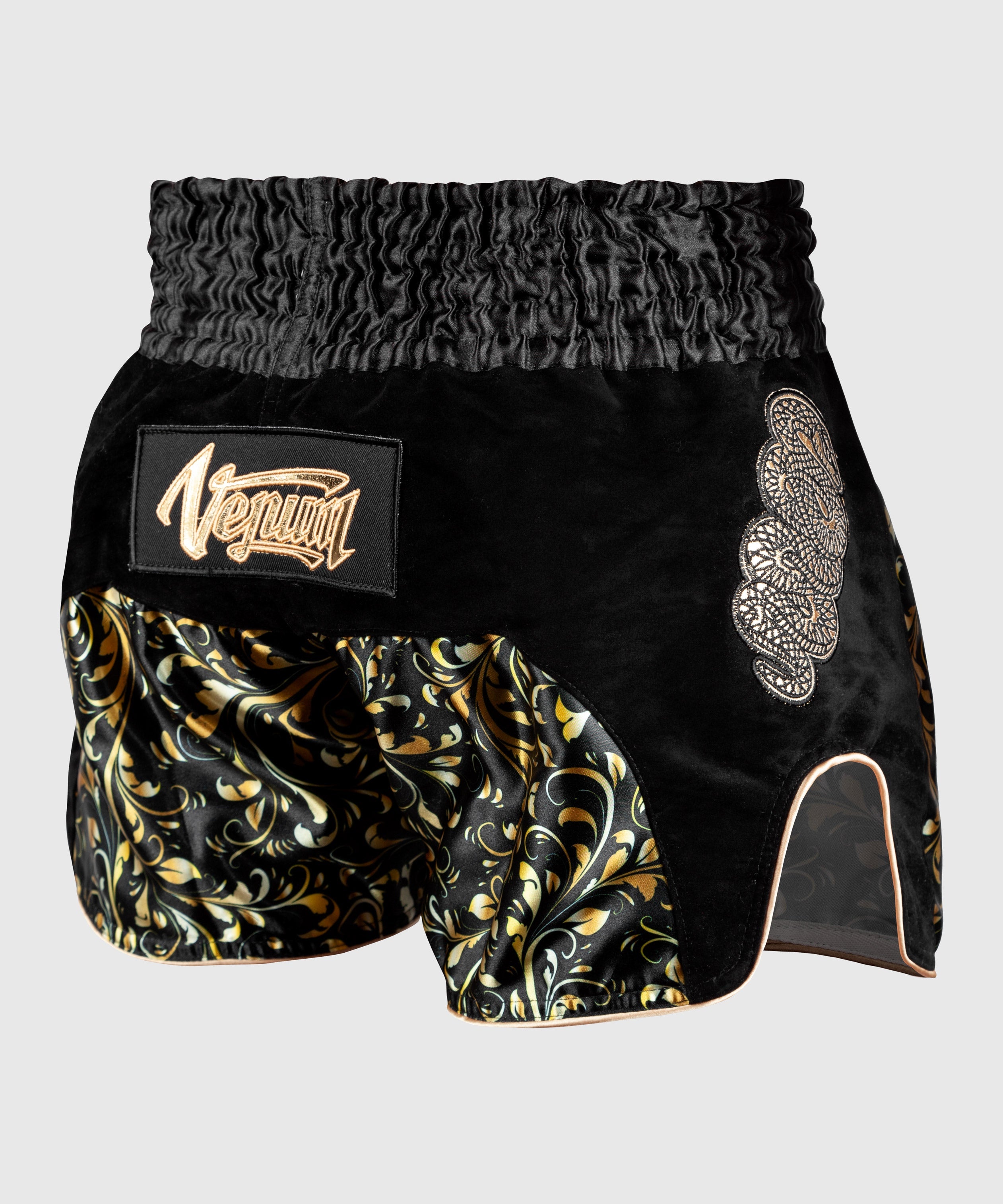 Short de Muay Thai Venum Absolute - Noir/Or - Exclusivité