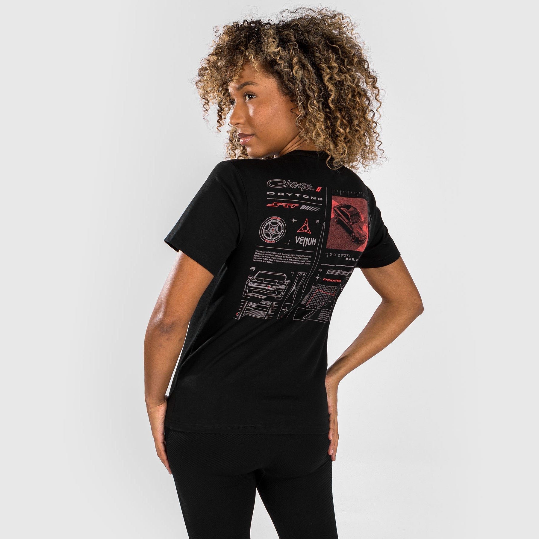 T-Shirt Femme Venum x Dodge Banshee - Noir