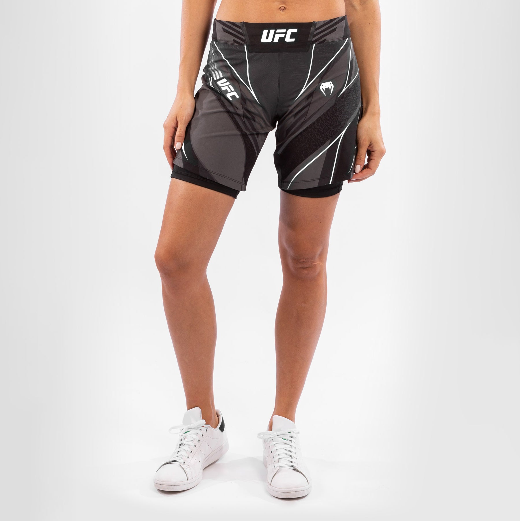 Fightshort Femme UFC Venum Authentic Fight Night - Coupe Longue - Noir