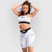 Short de compression pour Femmes UFC Fusion by Venum Authentic Fight Night - Coupe Longue - Blanc