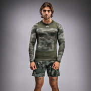 Rashguard à Manches Longues Venum G-Fit Air pour Hommes - Camo Militaire