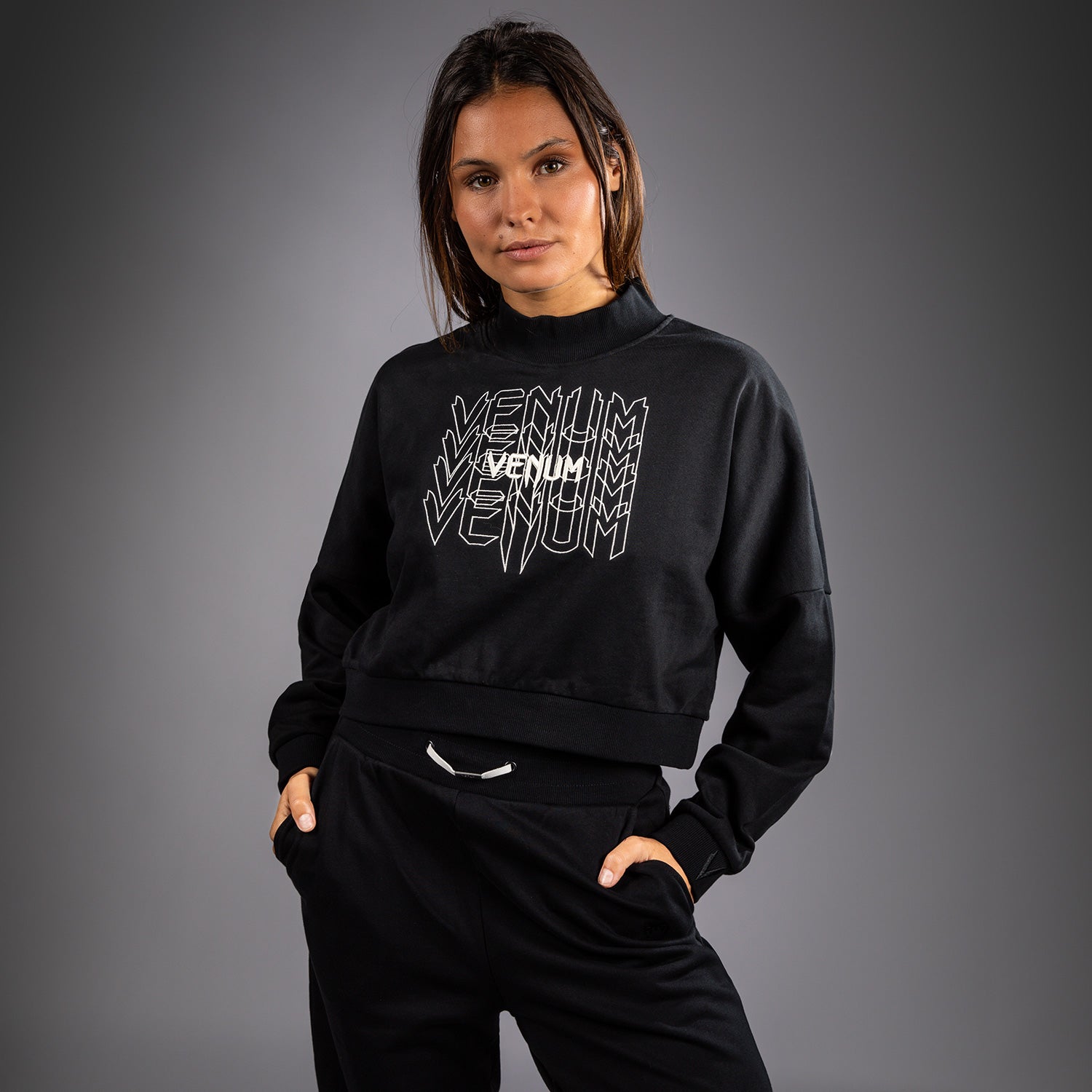 Sweatshirt pour Femmes Venum Pulse - Noir/Blanc