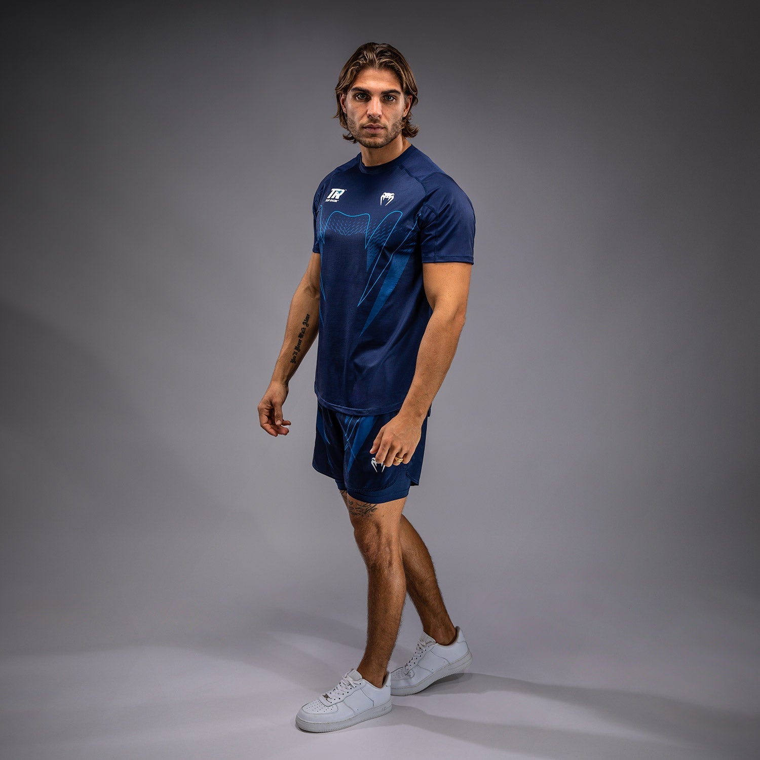 T-Shirt Dry-Tech Venum x Top Rank Original - Bleu Marine
