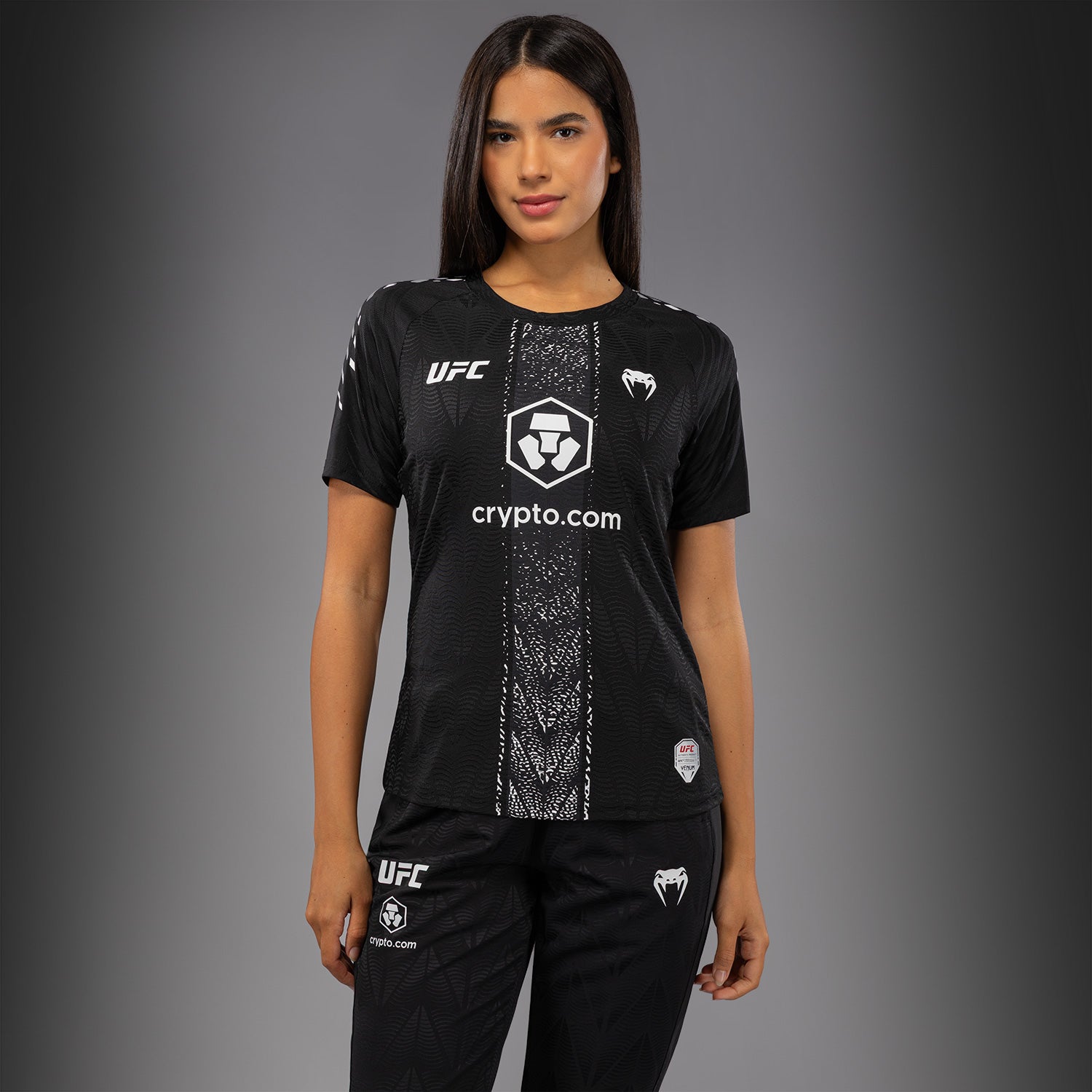 Maillot Officiel Walkout Femme UFC Zenith by Venum Authentic Fight Night - Noir