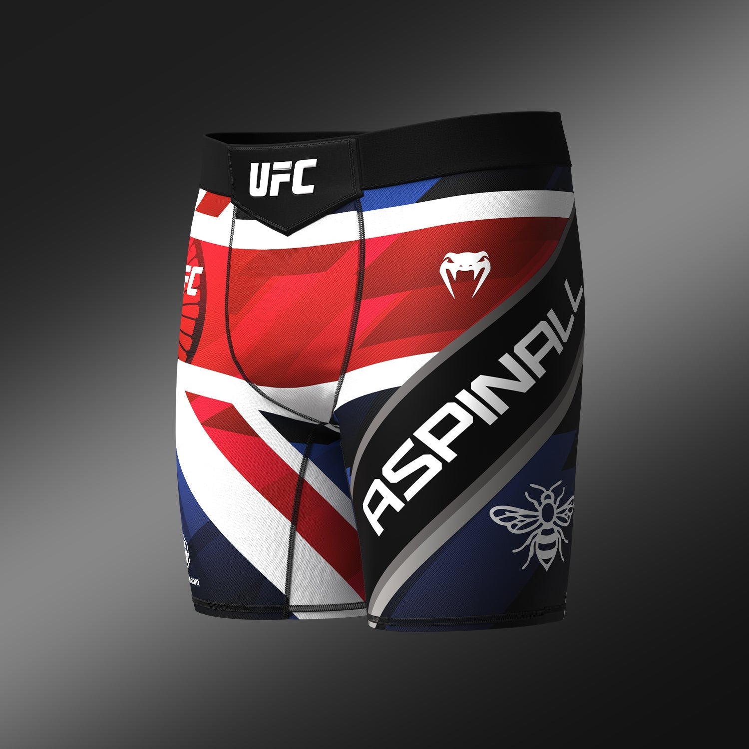 Short de Compression UFC Unrivaled by Venum Tom Aspinall 2.0 - Bleu