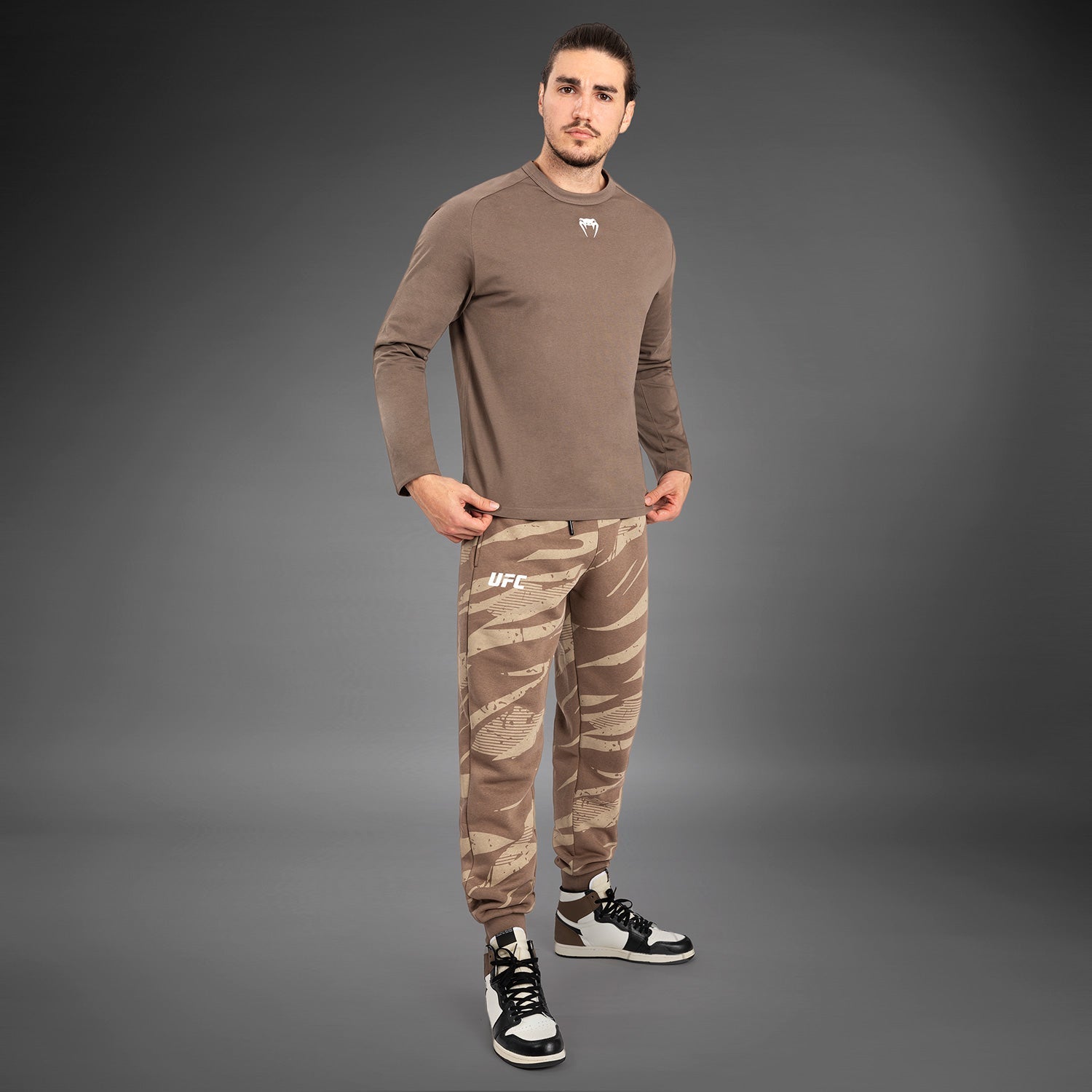 T-Shirt À Manches Longues UFC Adrenaline by Venum Fight Week - Bronze