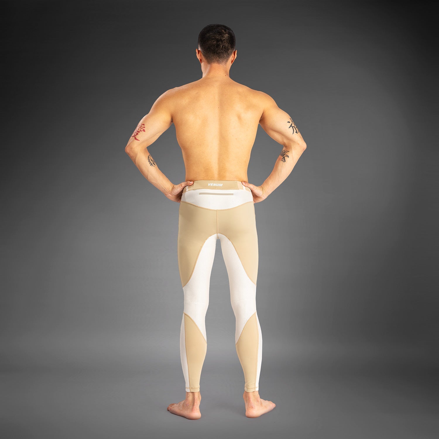 Pantalon de Compression pour Hommes Venum Tempest - Beige/Sable