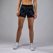 Shorts de Compression pour Femmes Venum Graffiti - Urban Charcoal