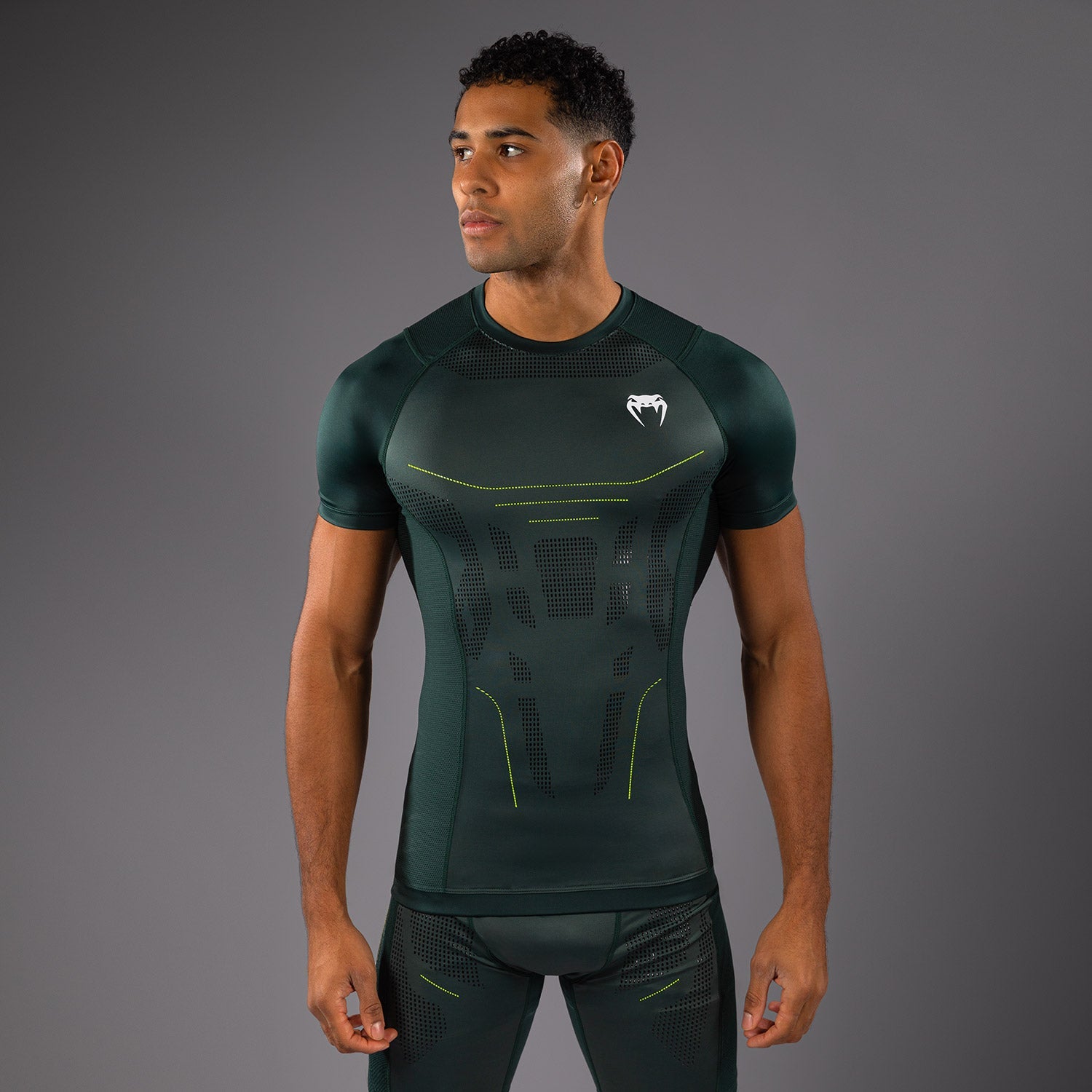 Rashguard Venum Technical 3.0 - Vert Forêt