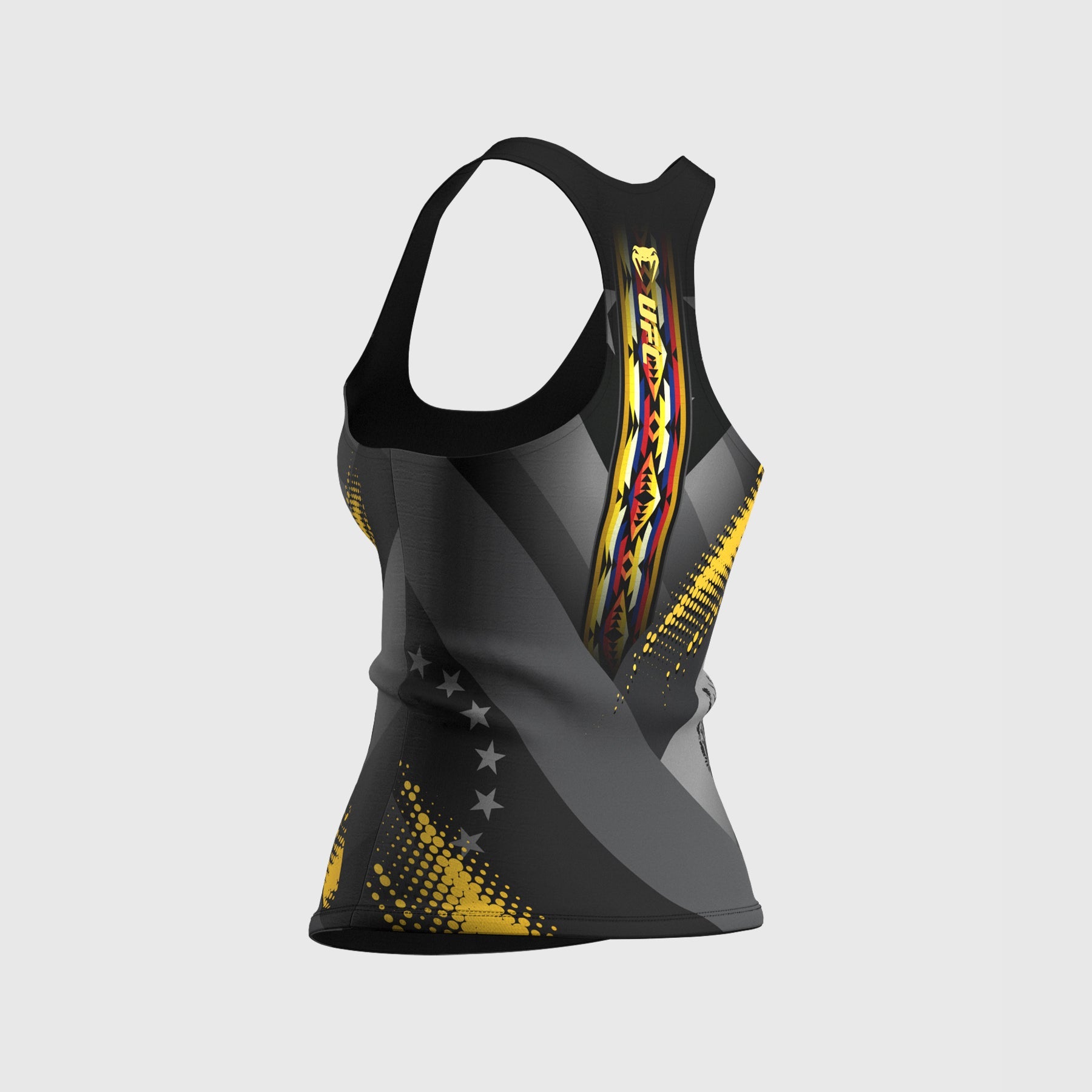 Brassière longues de sport pour femmes UFC Unrivaled by Venum Julianna Peña - Noir