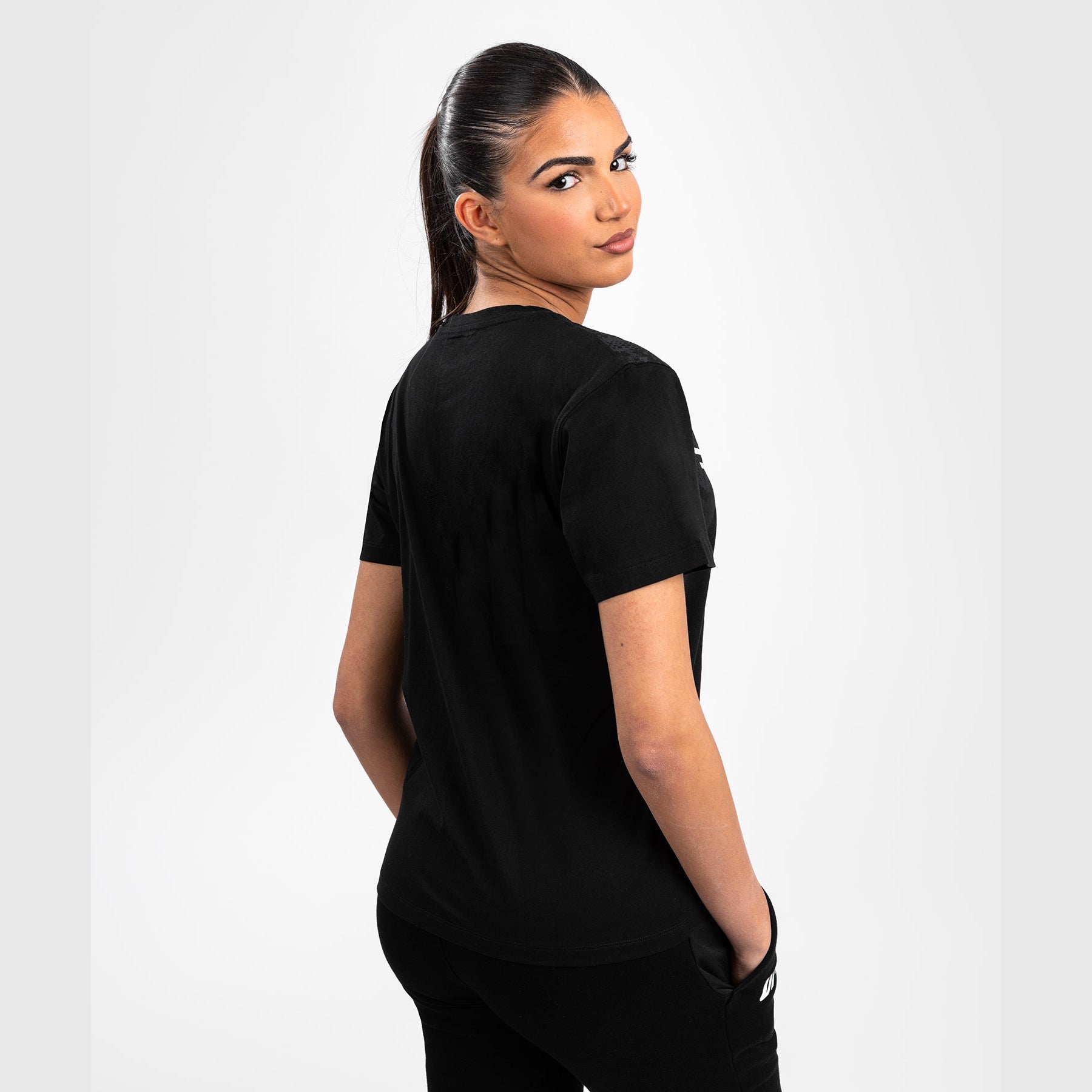 T-shirt à manches courtes pour Femmes UFC Adrenaline by Venum Replica - Noir