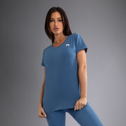 T-Shirt Venum Essential pour Femmes - Bleu Tempête