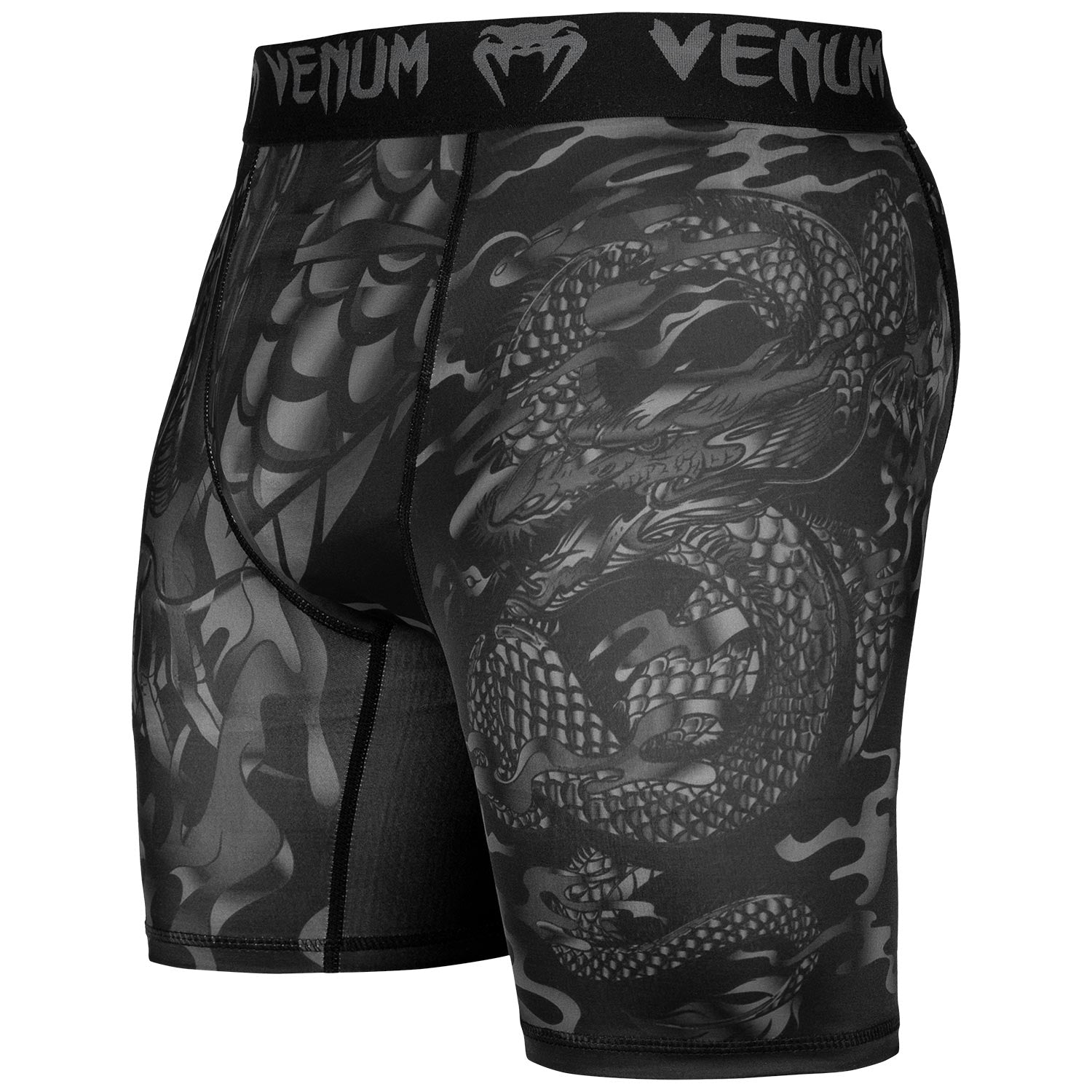 Short de compression Venum Dragon's Flight - Noir/Noir