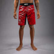 Shorts de Combat pour Hommes UFC Fusion by Venum Authentic Fight Night - Coupe Longue - Rouge