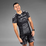 Rashguard Manches Courtes Venum Gorilla Jungle - Noir/Blanc