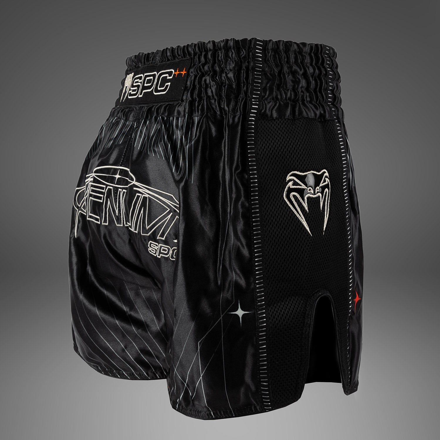 Short de Muay Thai Venum Eclipse – Noir/Ivoire