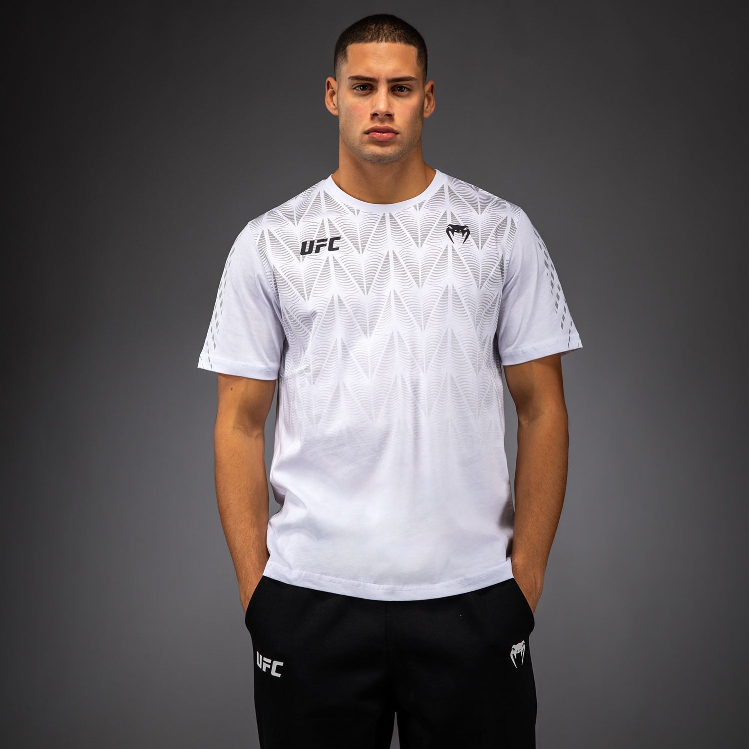 T-shirt Homme UFC Zenith by Venum Replica - Blanc