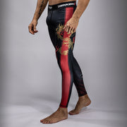 Pantalon de compression Venum x TEKKEN 8 - Marshall Law - Noir/Rouge/Or