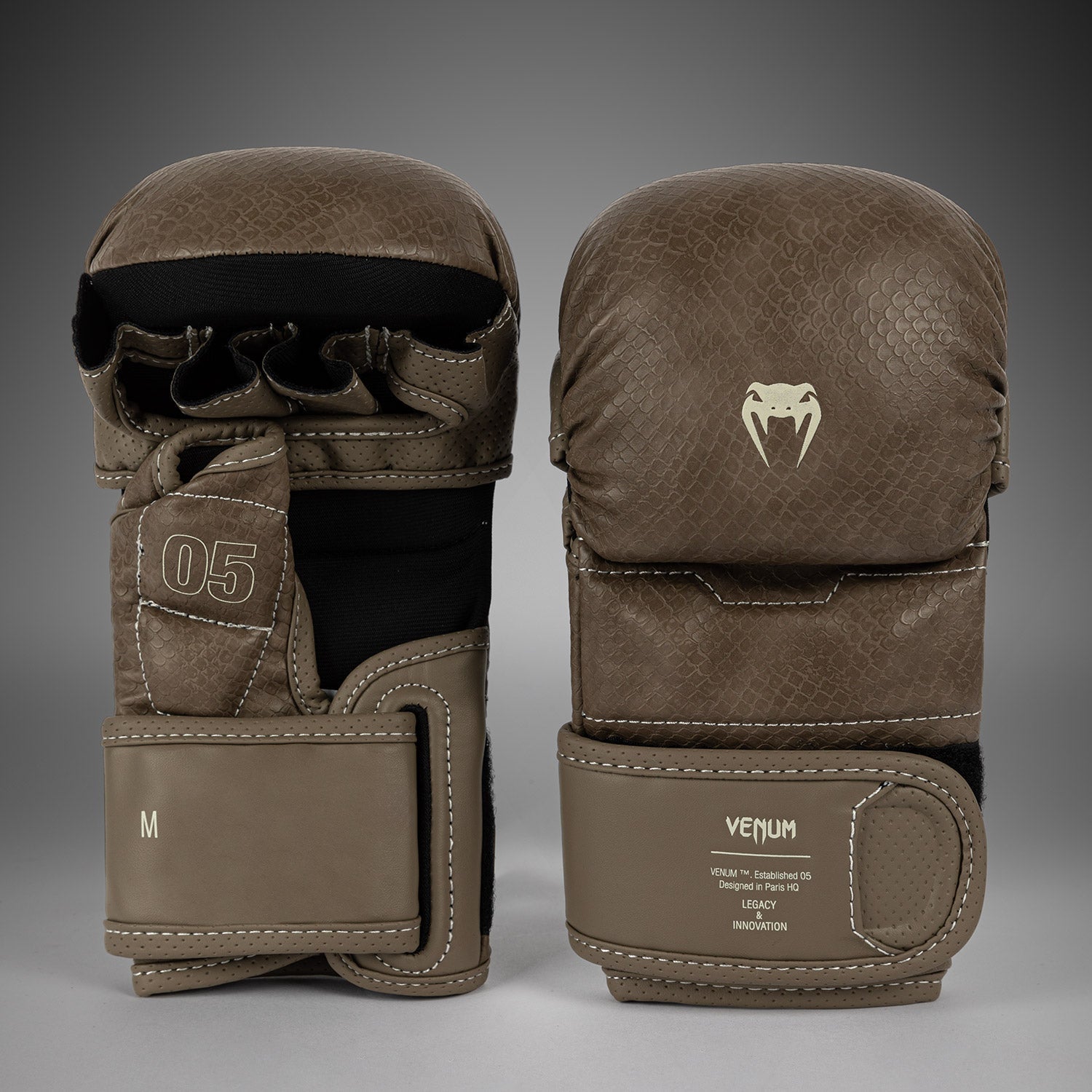 Gants de Sparring MMA Venum Impact Evo Scales – Marron