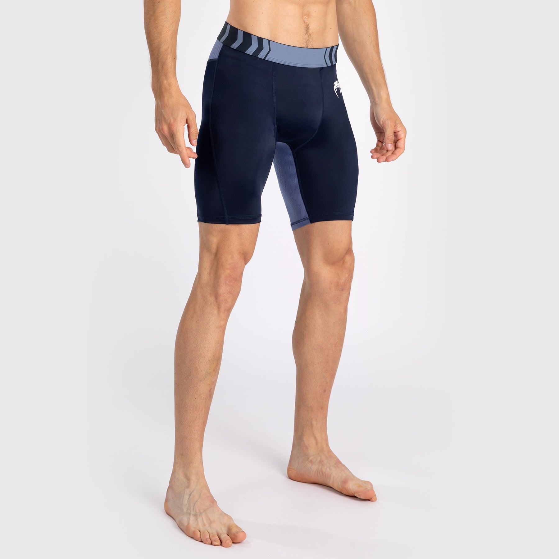 Short de compression pour Hommes Venum Tempest - Bleu Marine/Bleu