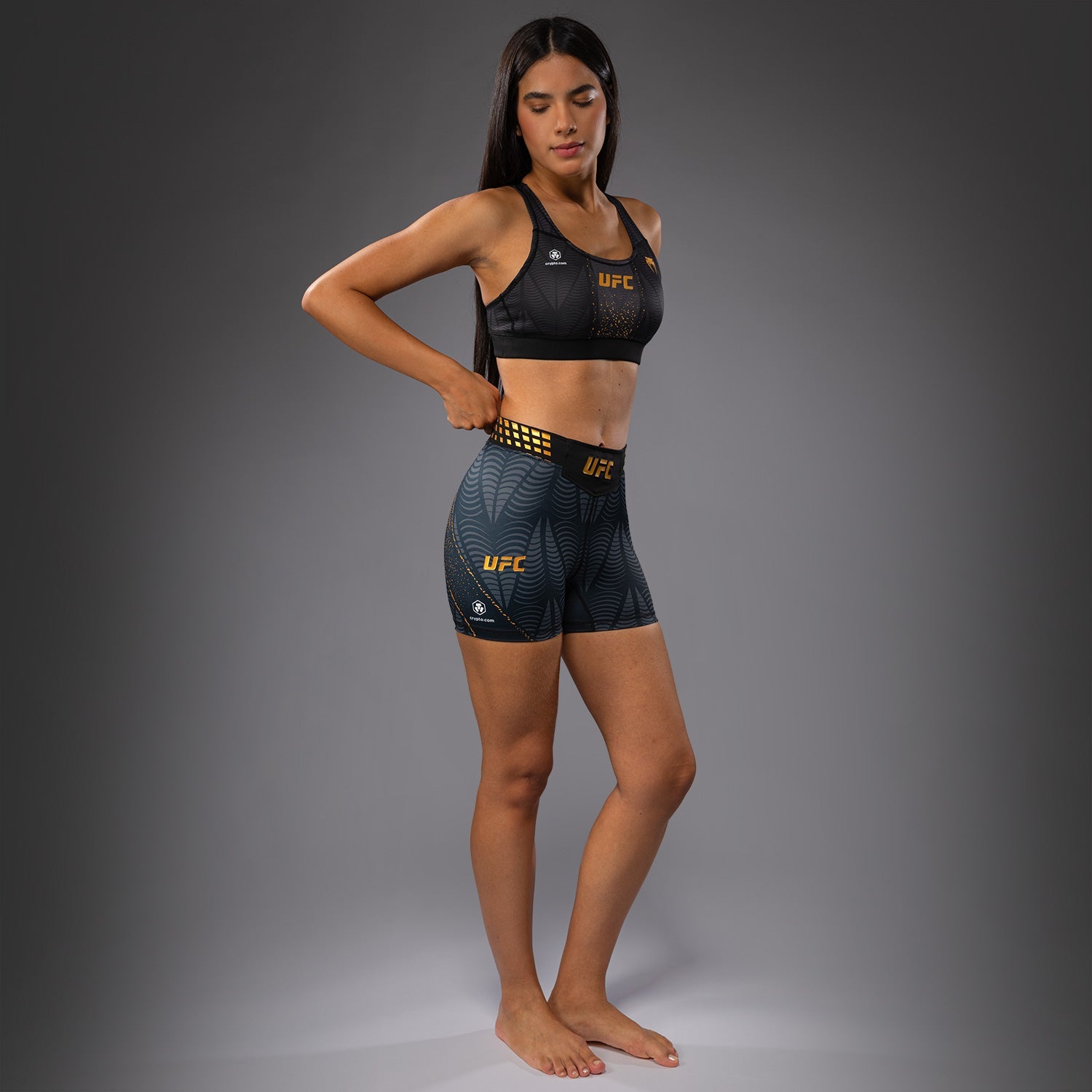 Short de compression coupe courte Femme UFC Zenith by Venum Authentic Fight Night - Champion