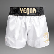 Venum Classic Short Muay Thai - Noir/Blanc/Or