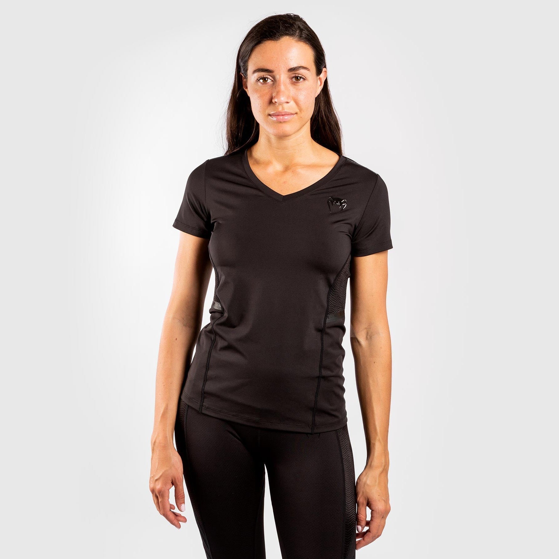 T-shirt Dry-Tech Venum G-Fit - Pour Femmes - Noir/Noir