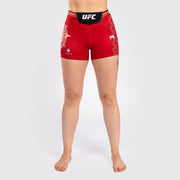 Noche UFC by Venum Authentic Fight Night Short de compression pour Femmes - Coupe courte - Rouge