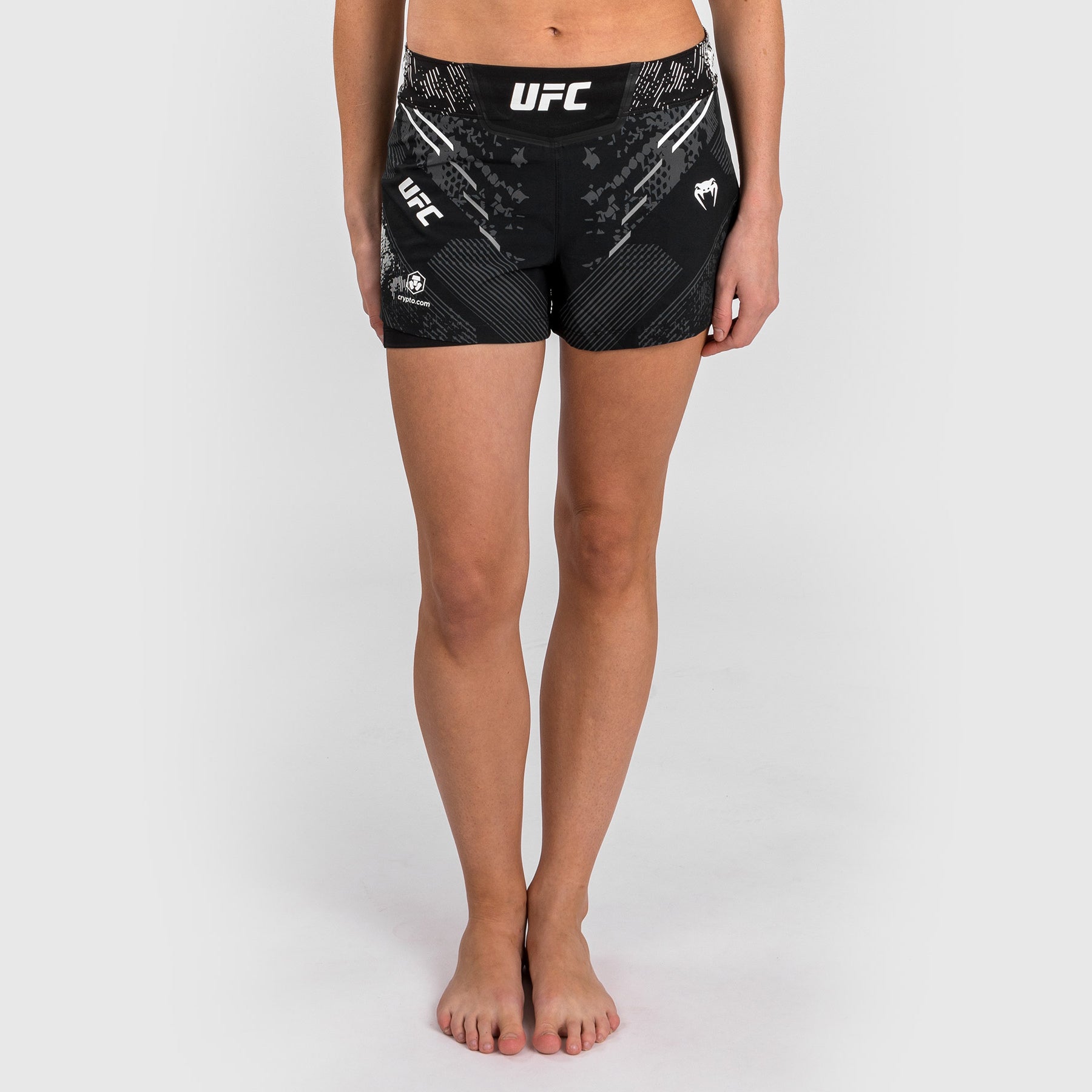 Short de Combat pour Femmes UFC Adrenaline by Venum Authentic Fight Night - Noir