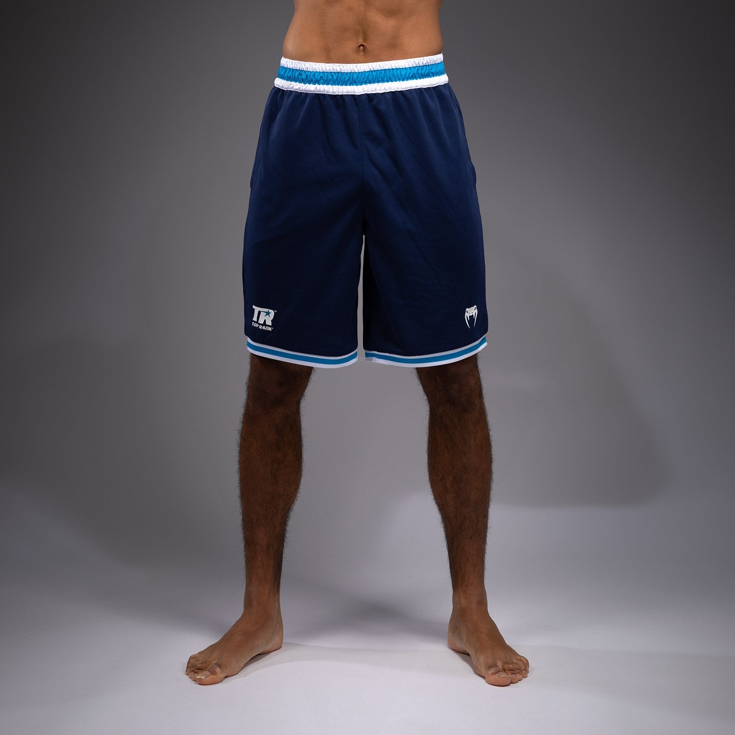 Short de Basket Venum x Top Rank Original pour Hommes - Bleu Marine