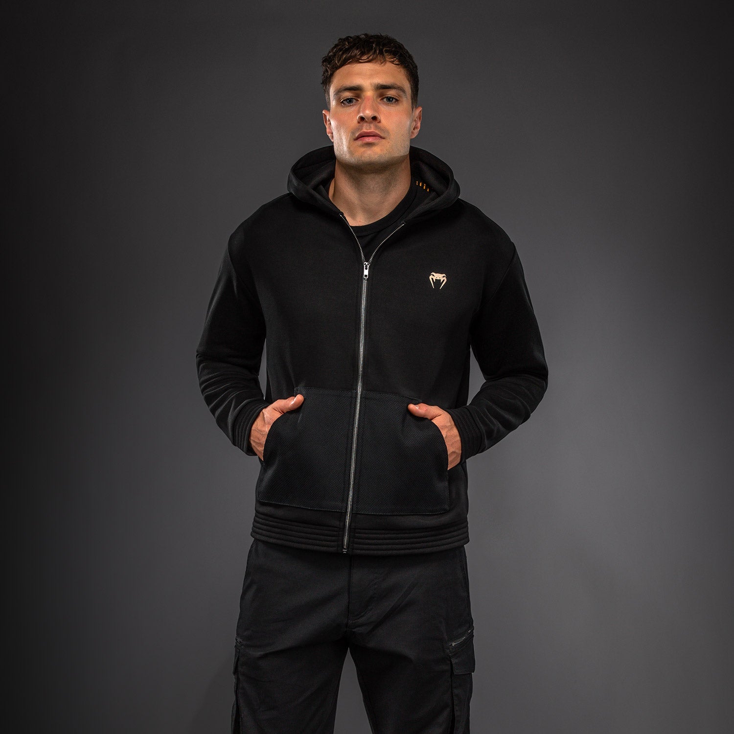 Sweat à Capuche Zippé Venum Urban Gi  – Noir