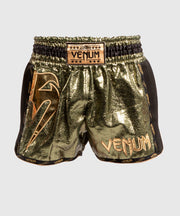 Short de Muay Thai Venum Giant Foil - Kaki/Doré