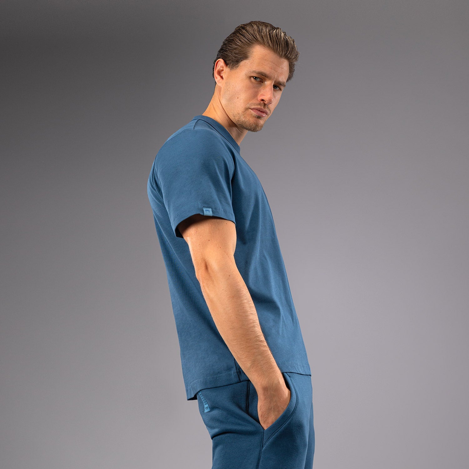 T-Shirt Venum Silent Power - Bleu Paon