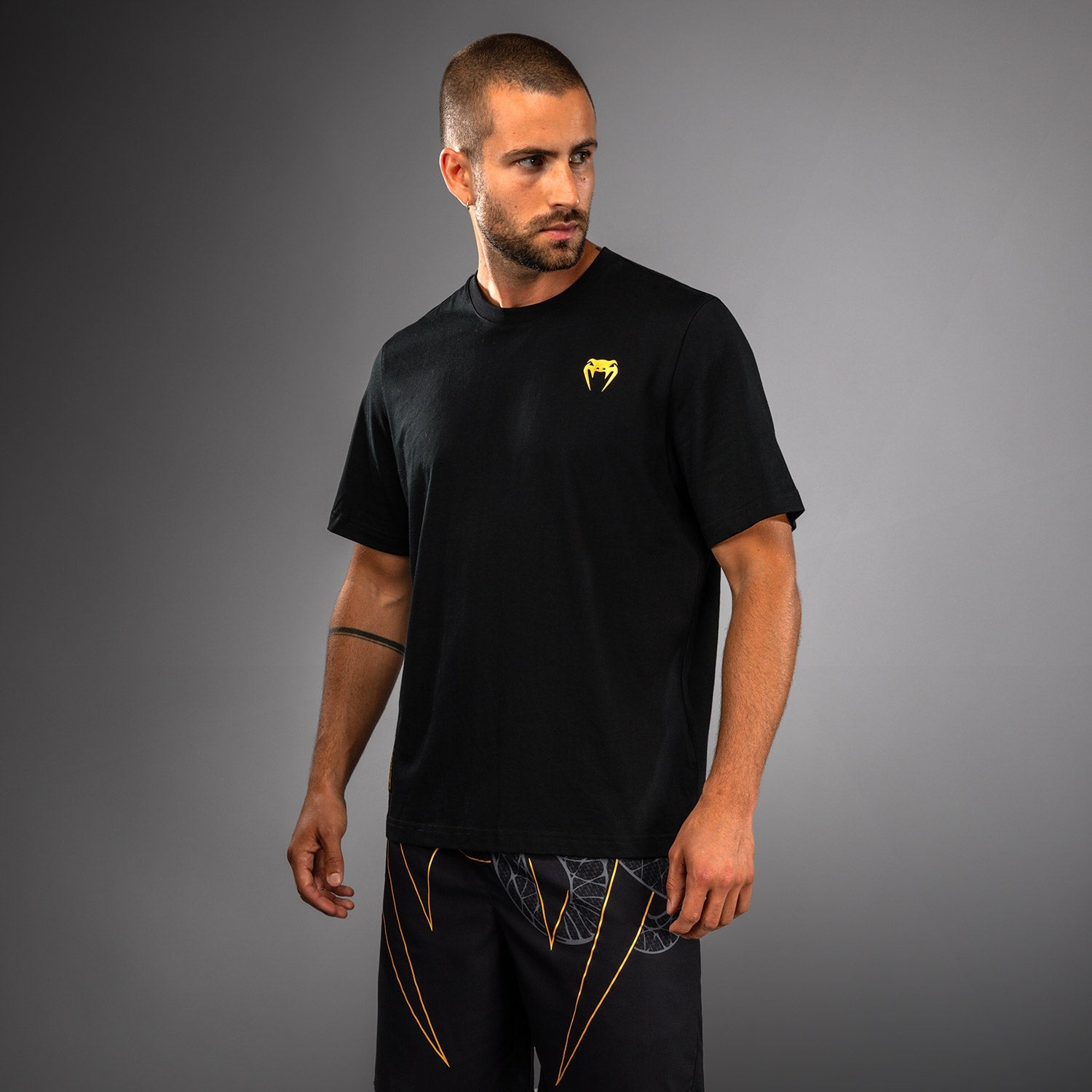 T-shirt Venum Serpenti – Noir/Argent/Or