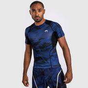 Rashguard à manches courtes Venum Electron 3.0 - Bleu marine