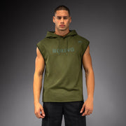 Sweat à Capuche Sans Manches Venum Boxing VT – Vert Militaire