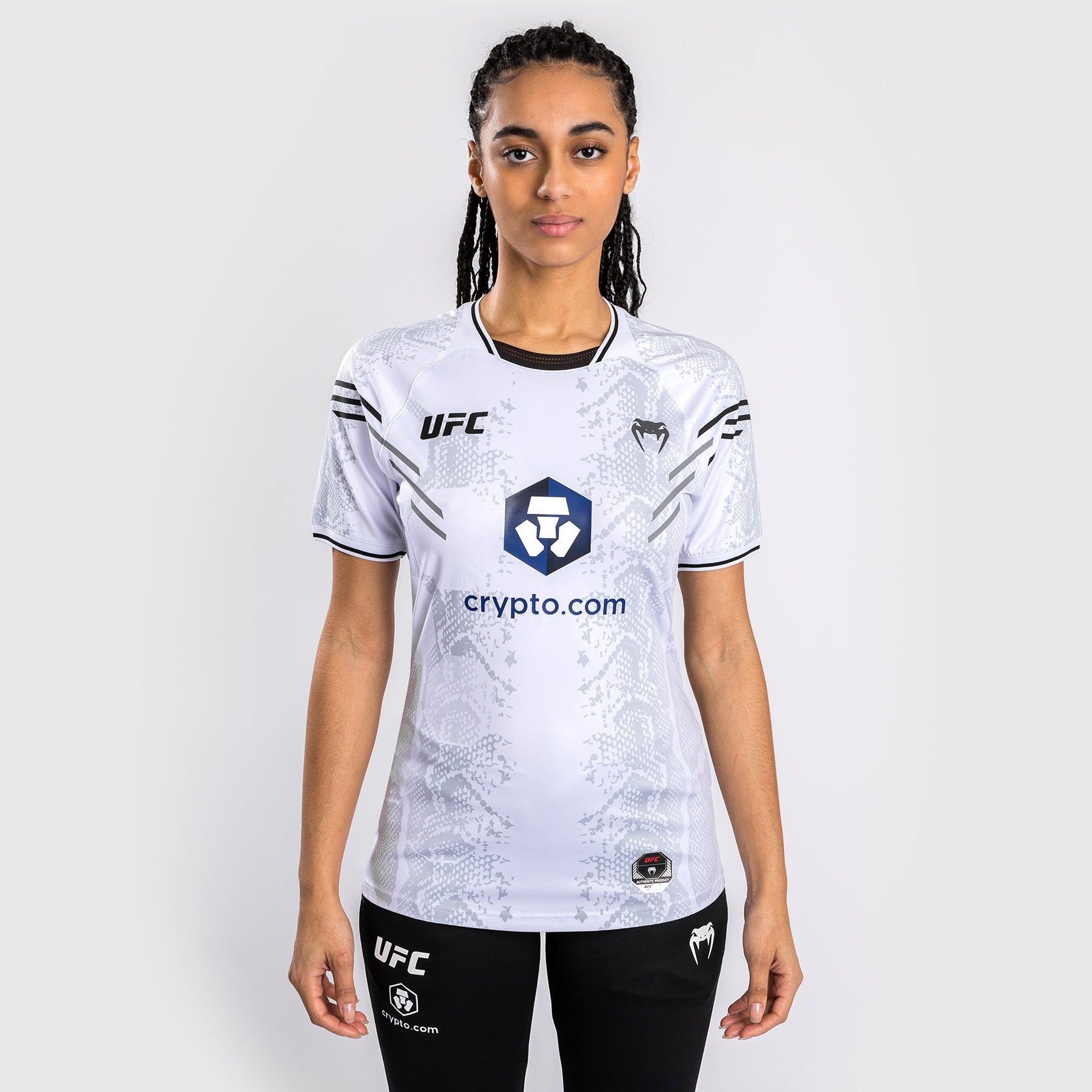 T-shirt Technique pour Femmes UFC Adrenaline by Venum Authentic Fight Night - Blanc