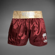 Venum Classic Short Muay Thai - Bordeaux/Or/Blanc