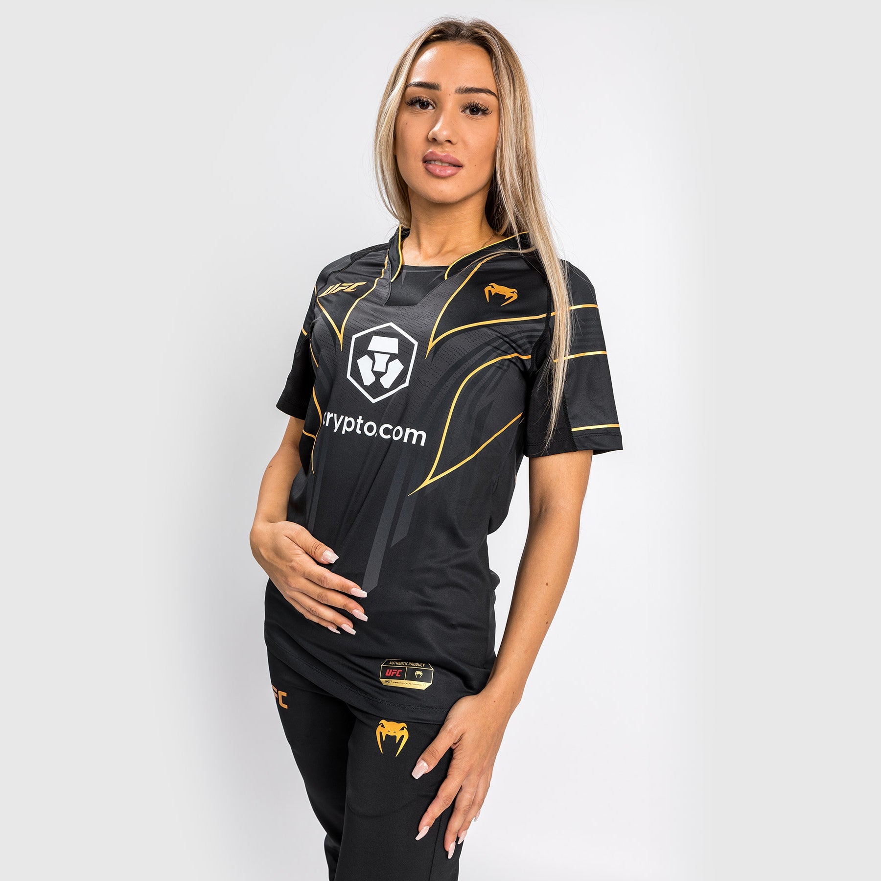 T-shirt Technique Femme UFC Venum Authentic Fight Night 2.0 - Champion