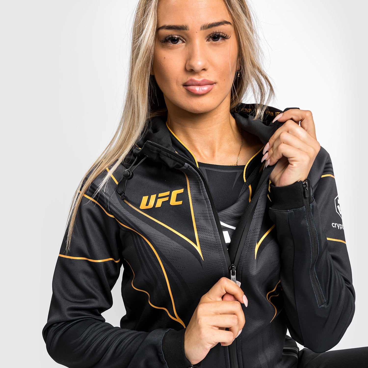 Sweatshirt à Capuche Femme UFC Venum Authentic Fight Night 2.0 - Champion