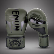 Gants de boxe Venum Elite - Kaki/Noir