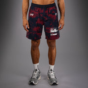 Short Performance Homme UFC Zenith by Venum Authentic Fight Week - Bleu marine/Bordeaux/Argent